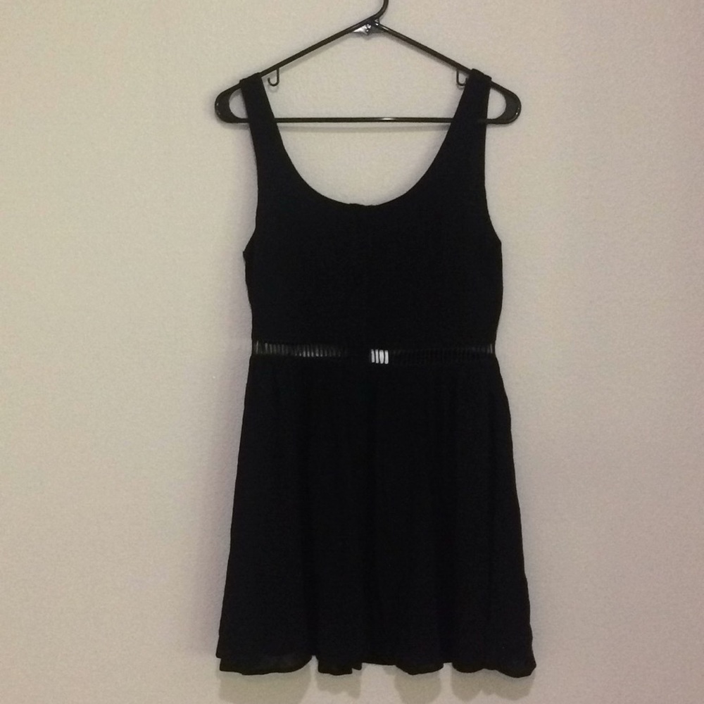Tobi Black Button Up Dress